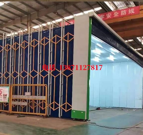 东台钢结构厂移动伸缩房
